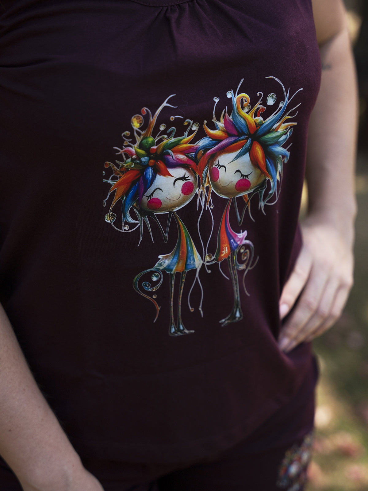 Conjunto Shorts & Blusa de Alças Damas Coloridas