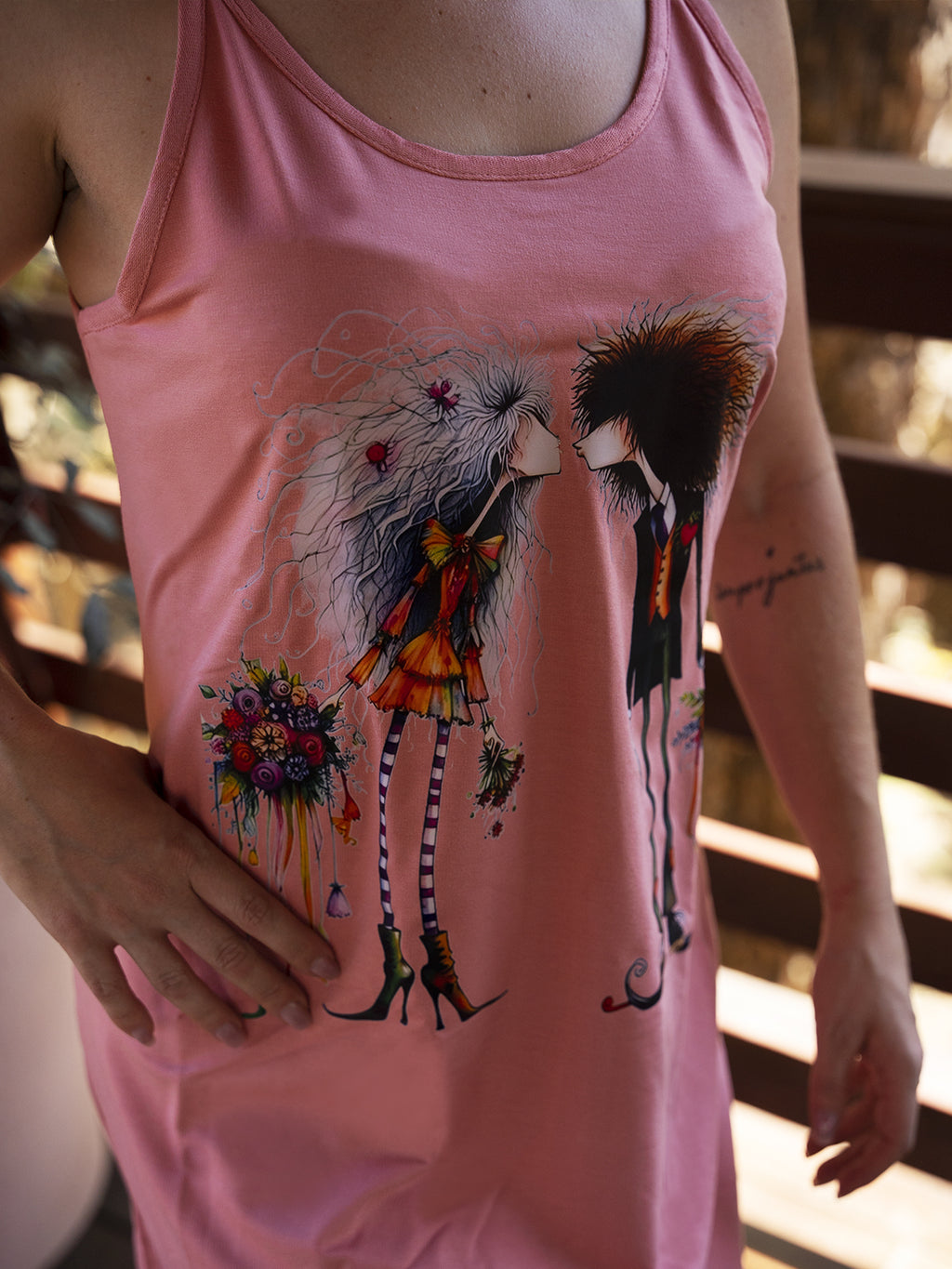 Camisola de Alças Dama & Cavaleiro Encantados