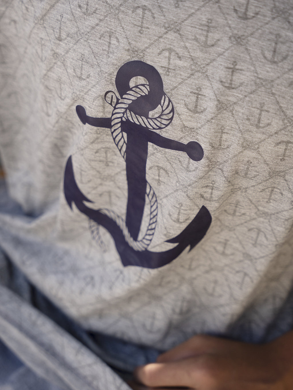 Conjunto Masculino Shorts Âncora