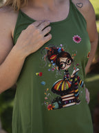 Camisola Alça Fina de Algodão