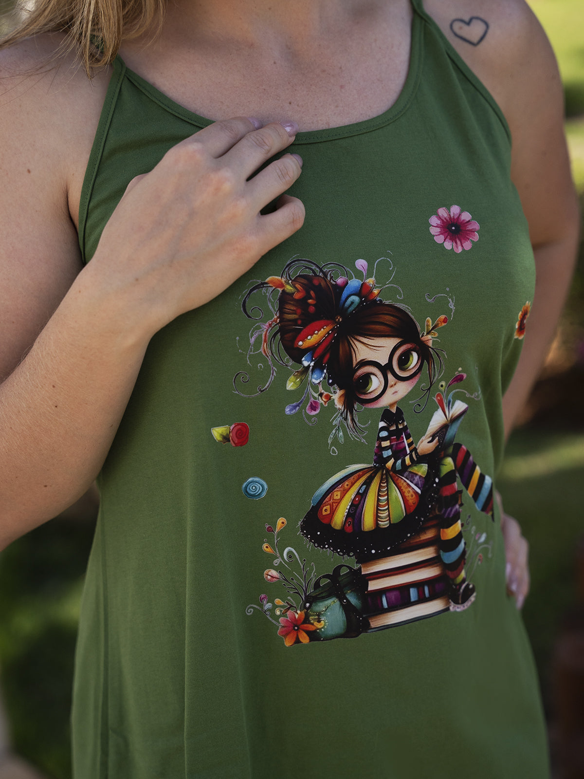 Camisola de Alças Menina & Livros dos Sonhos