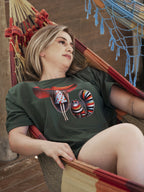 Pijama Feminino Shorts e Cropped - Moletinho
