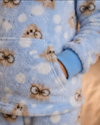 Pijama Longo Infantil Glow Fleece Felpudo Peludinho