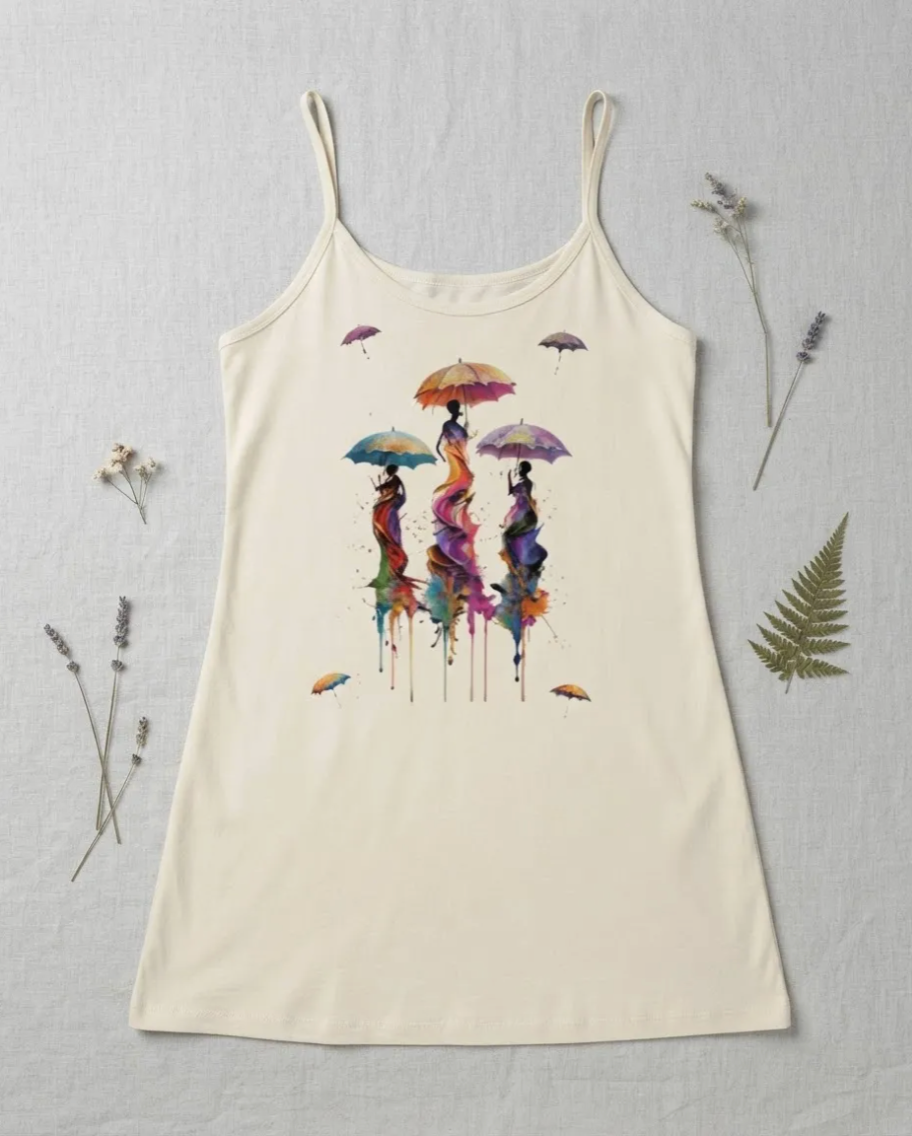 Camisola Alça Fina de Algodão