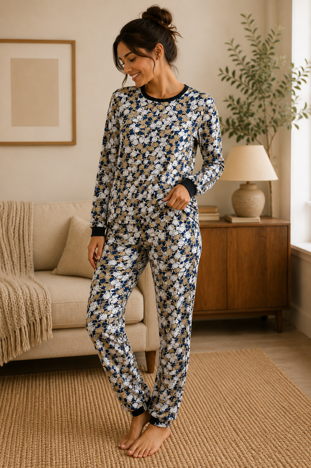 Pijama Longo Unissex - Conforto