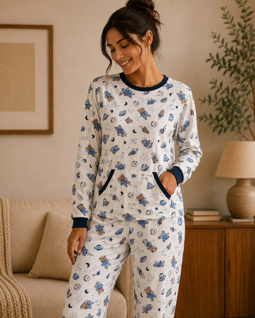 Pijama Longo Unissex - Conforto