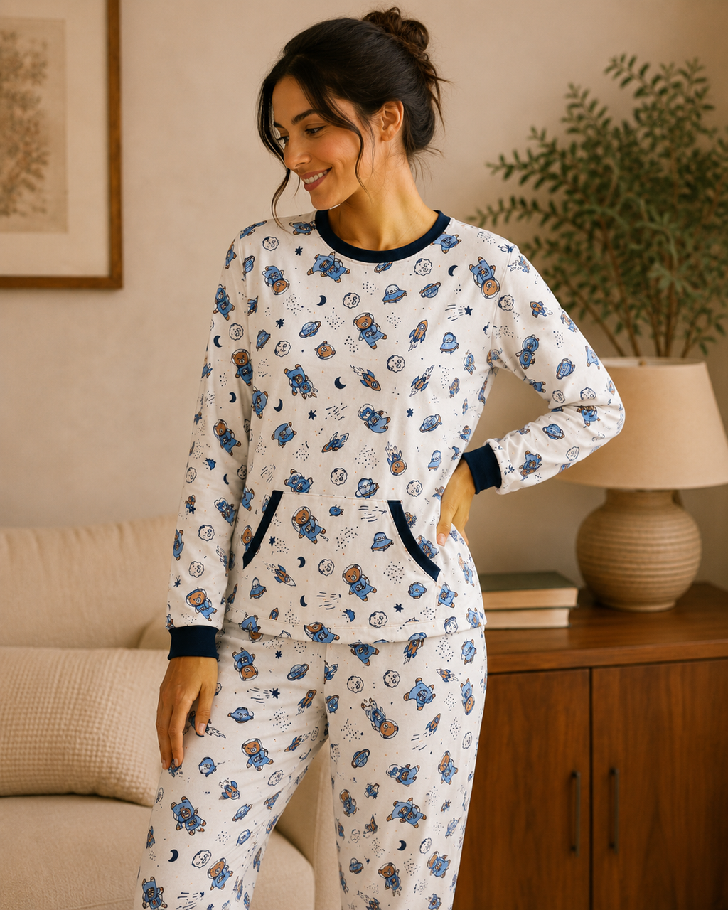 Pijama Longo Unissex - Conforto