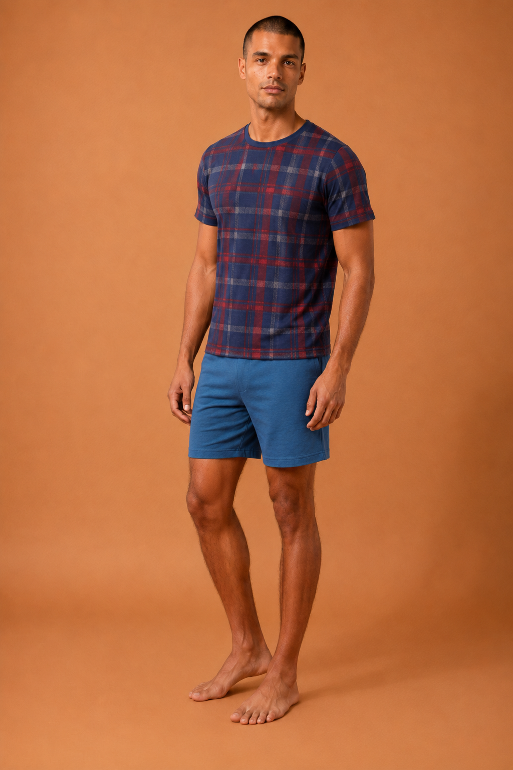 Pijama Curto Masculino - Viscolycra