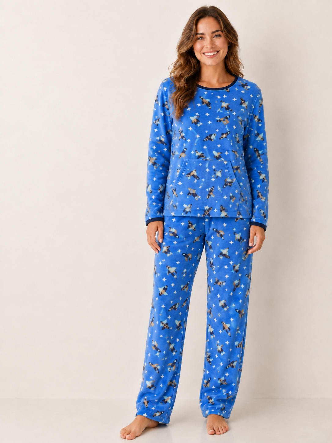 Pijama Longo Feminino - Soft