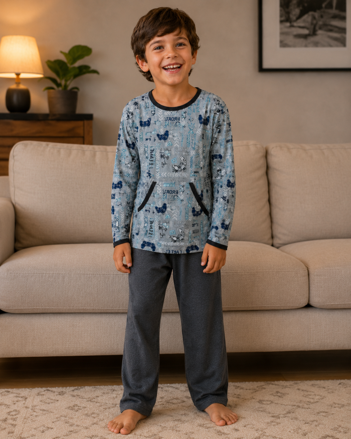 Pijama Longo Masculino - Conforto