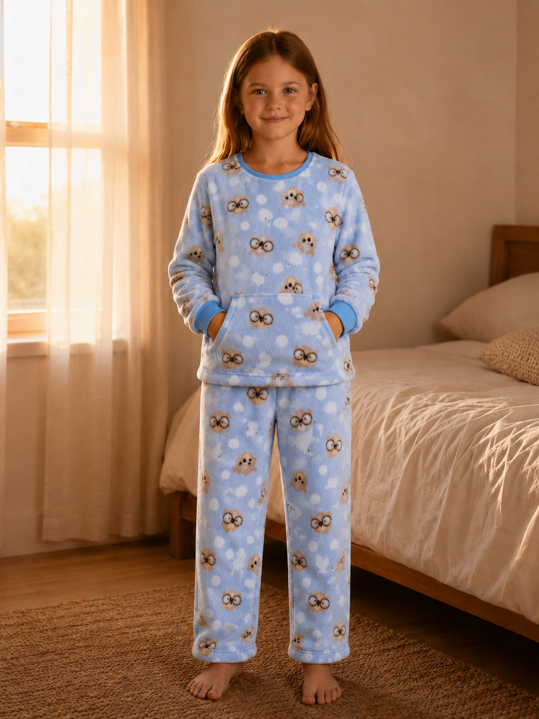 Pijama Longo Infantil Felpudo