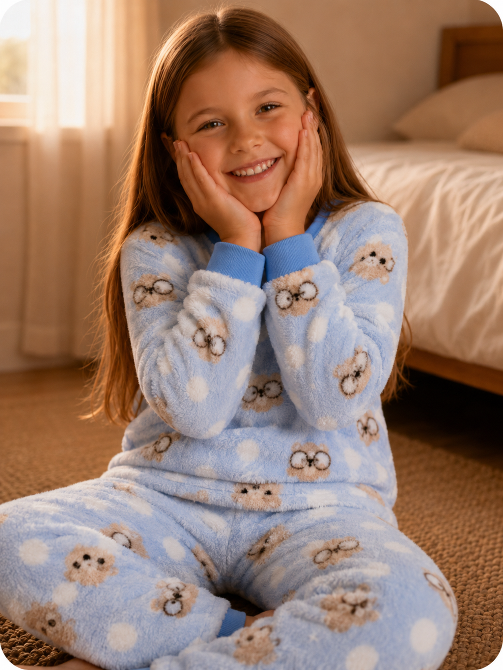 Pijama Longo Infantil Felpudo