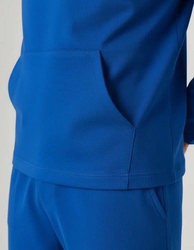 Pijama Longo Masculino Bolso Canguru Flanelado