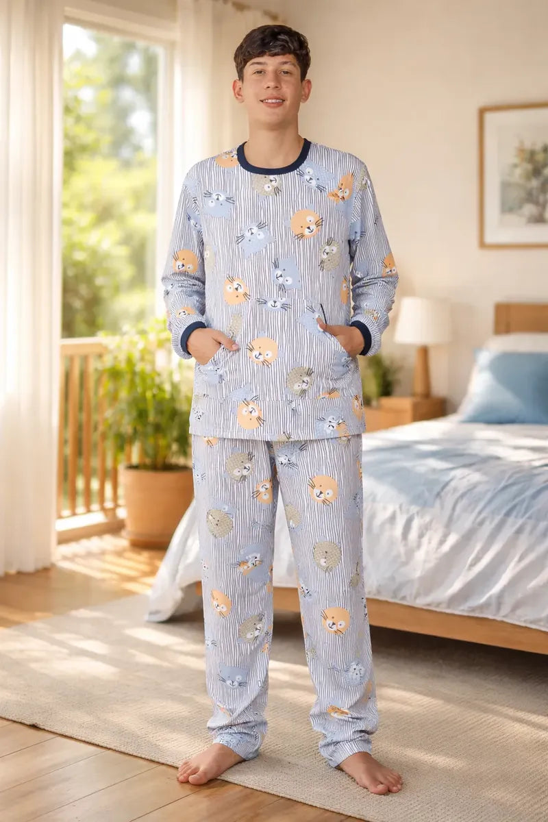 Pijama Longo Masculino - Conforto