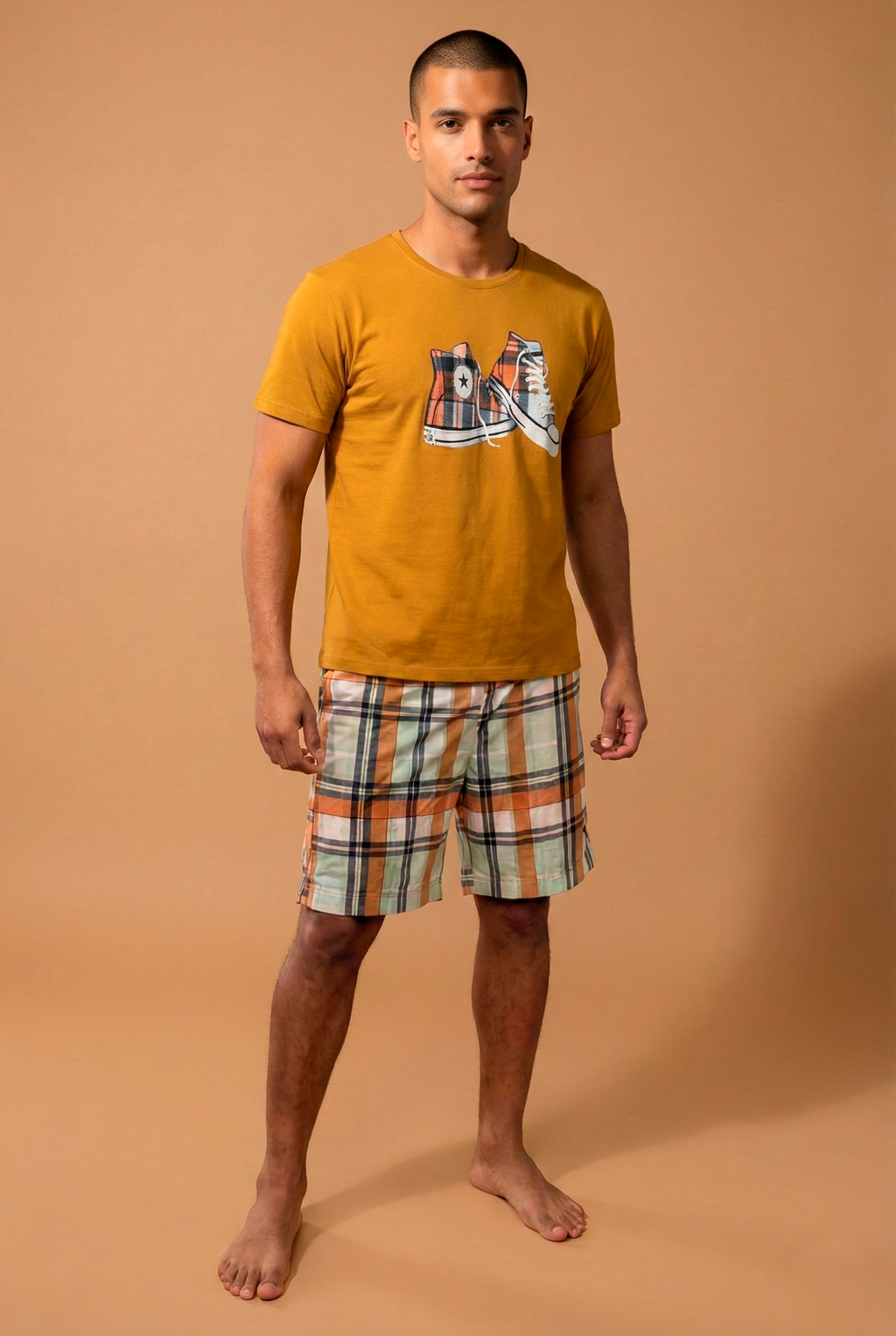 Pijama Curto Masculino - Viscolycra