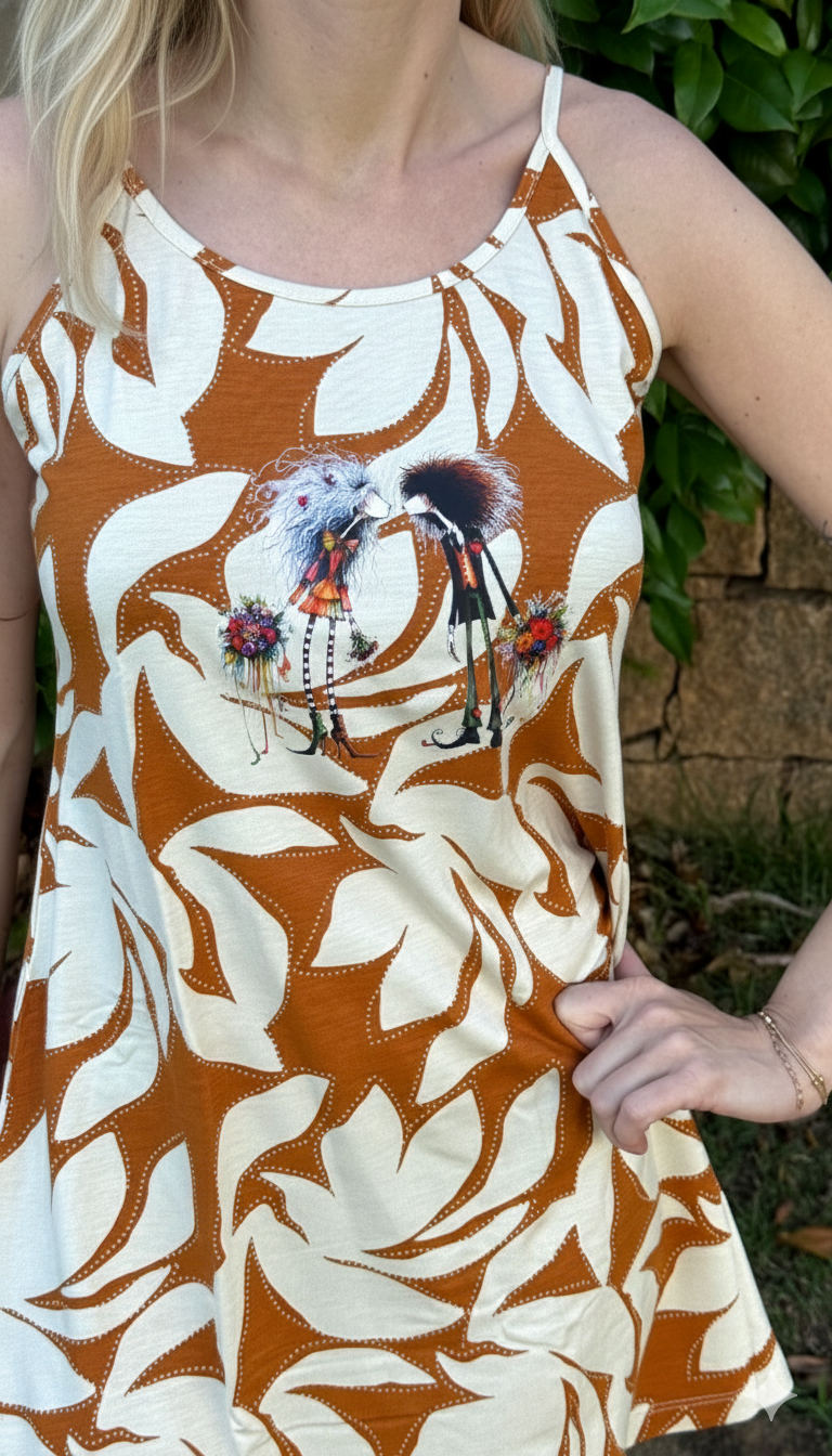 Camisola de Alça Dama & Cavaleiro Encantados