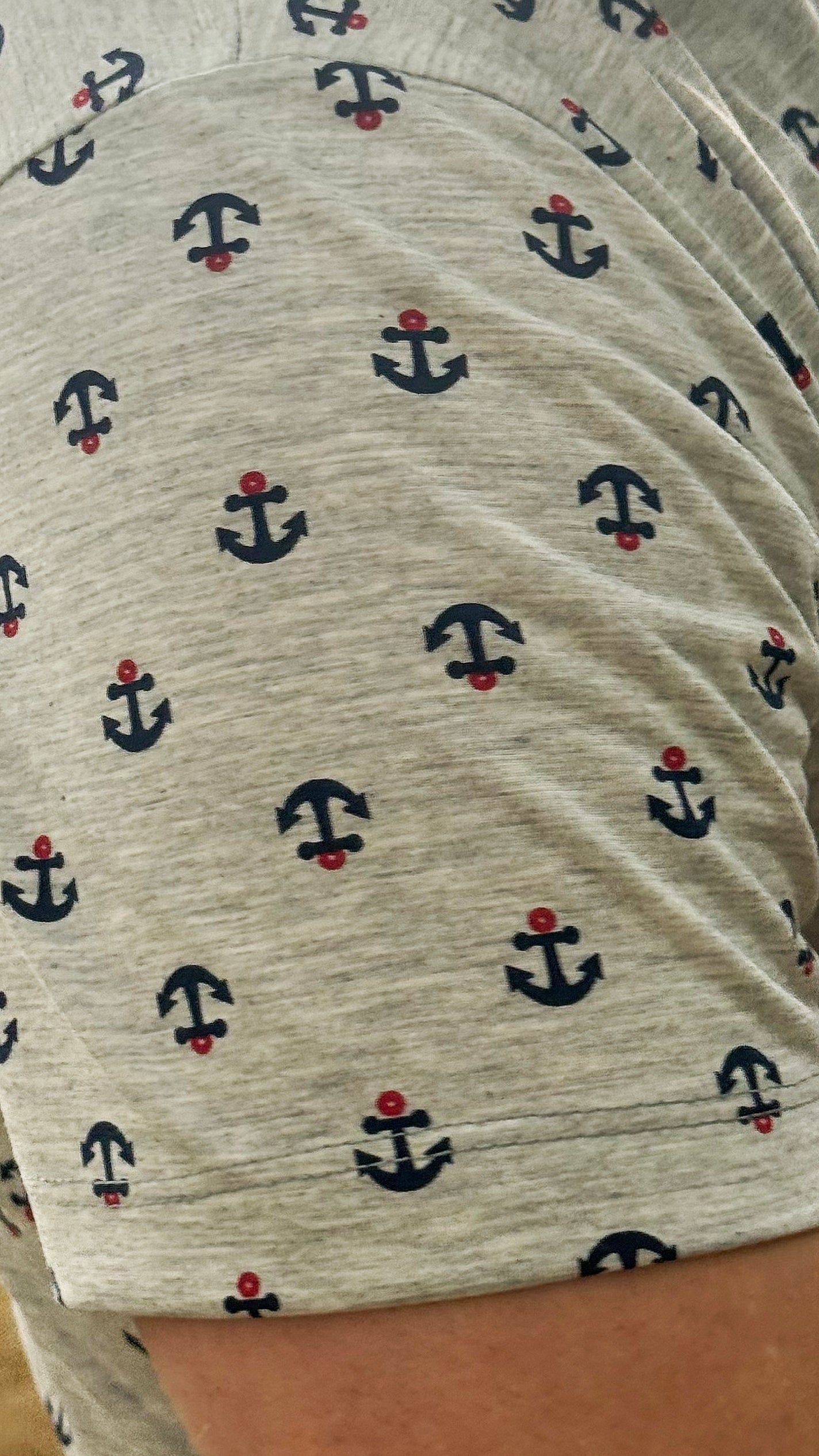 Conjunto Masculino Shorts e Camiseta Âncora