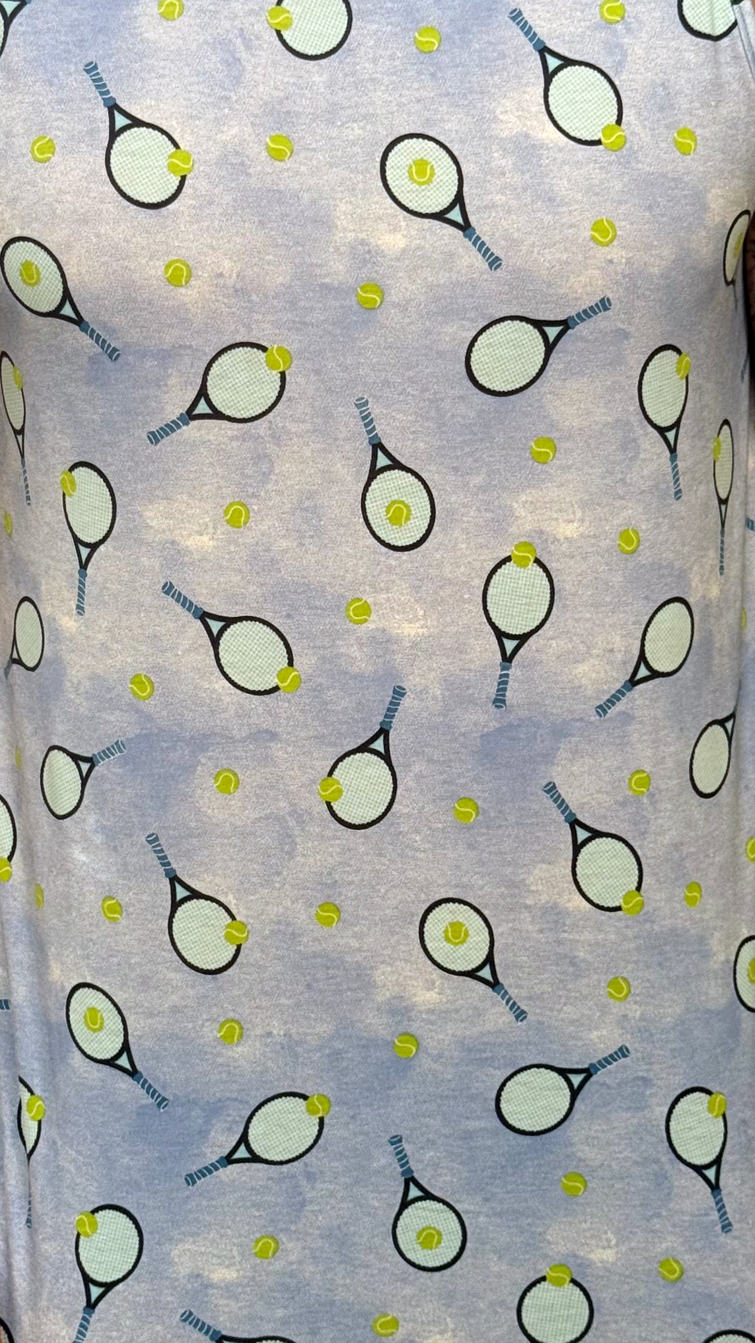 Conjunto Masculino Shorts & Regata Raquetes