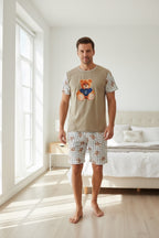 Pijama Masculino Curto Diversão