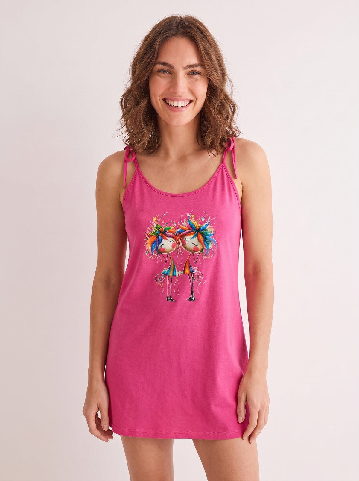 Camisola Alça Fina de Algodão