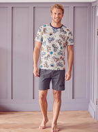 Pijama Masculino Verão de Viscolycra Motocicleta