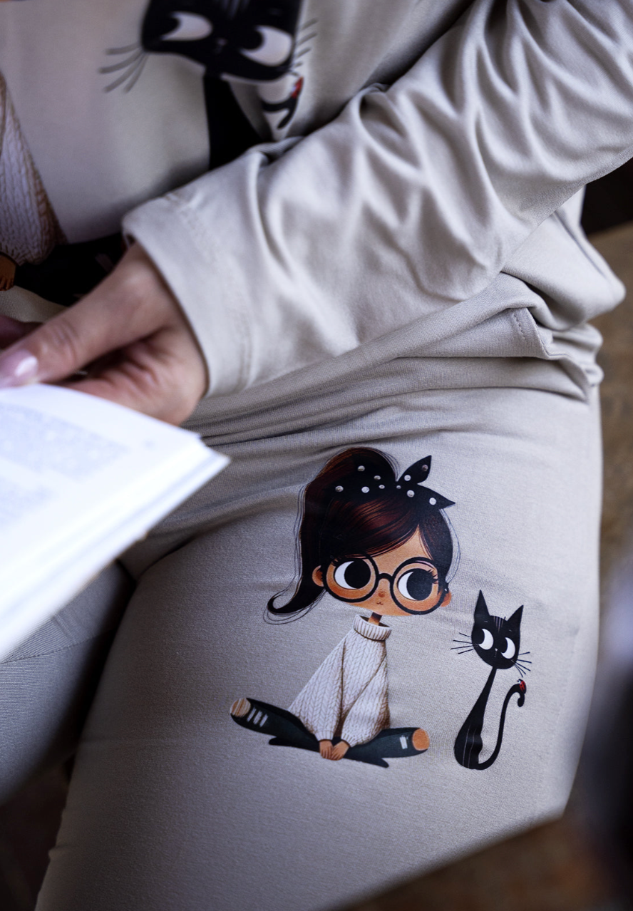 Pijama Longo Feminino - Moletinho