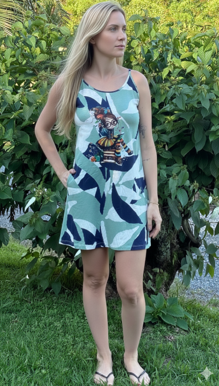 Camisola Feminina de Alças - Viscolycra