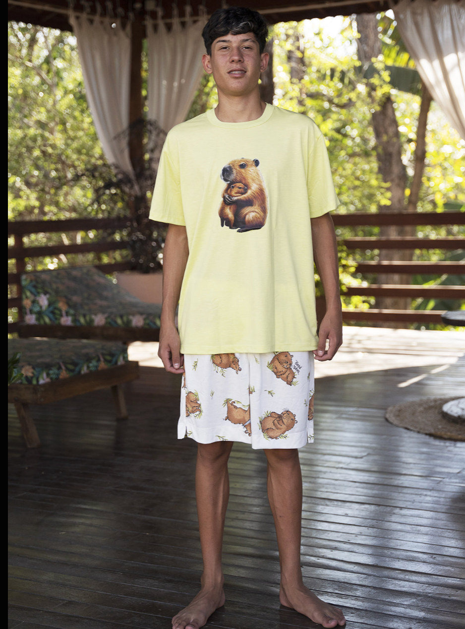 Pijama Masculino Curto - Malha Fria