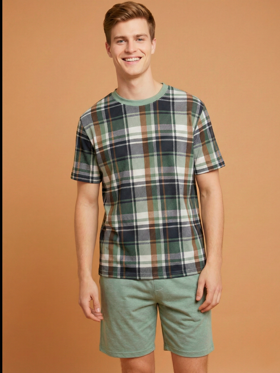 Pijama Masculino Curto - Malha Fria