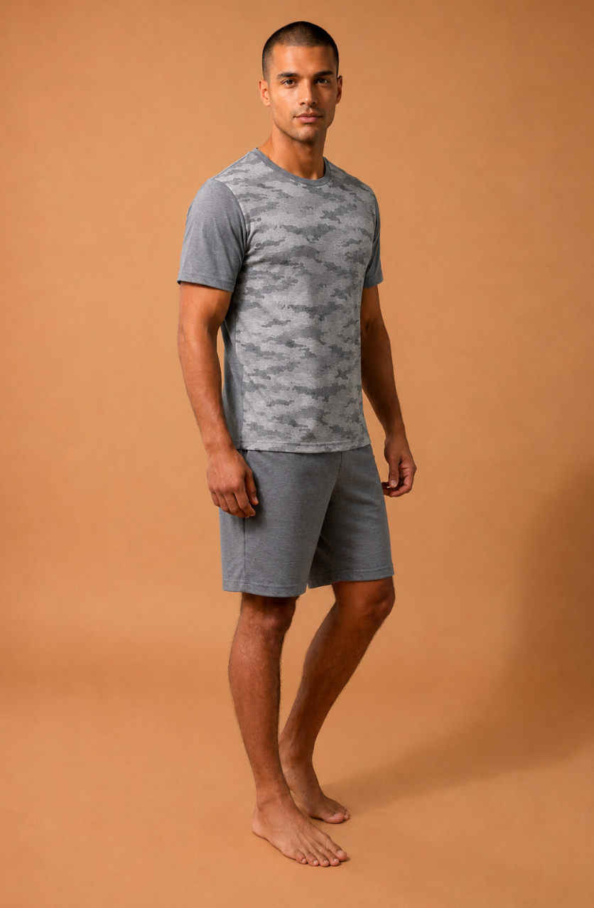 Pijama Masculino Curto - Malha Fria