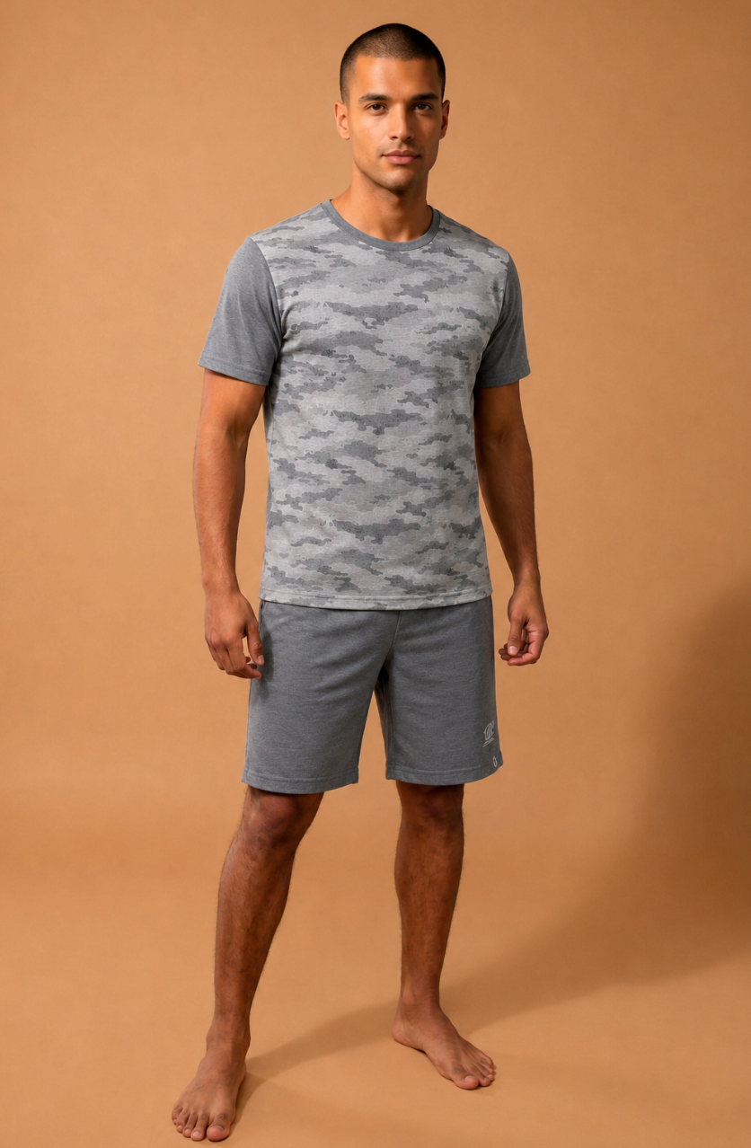 Pijama Masculino Curto - Malha Fria