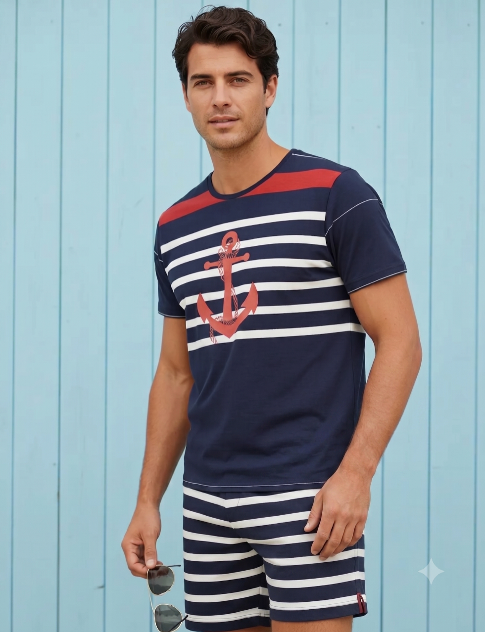 Pijama Curto Masculino - Viscolycra