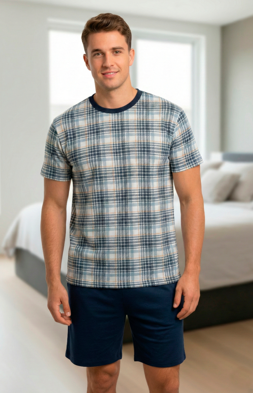 Pijama Masculino Curto - Malha Fria