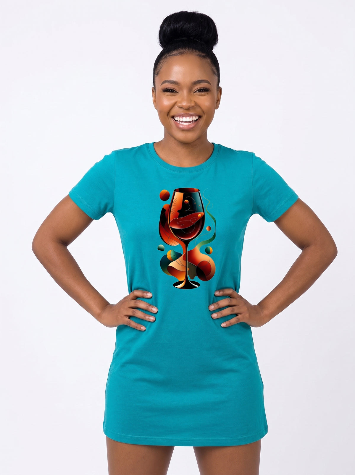 Camisola Feminina de Manga Curta - Viscolycra