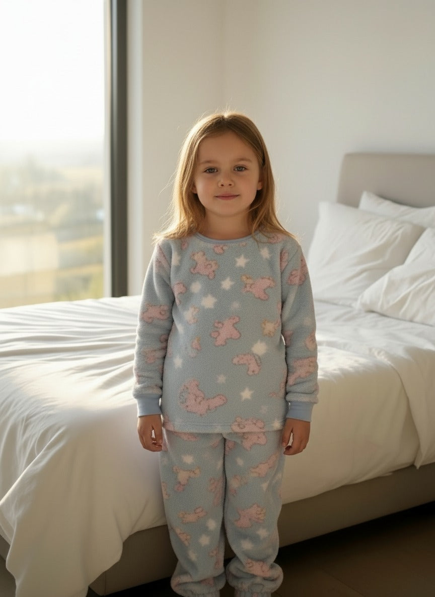 Pijama Longo Infantil Felpudo