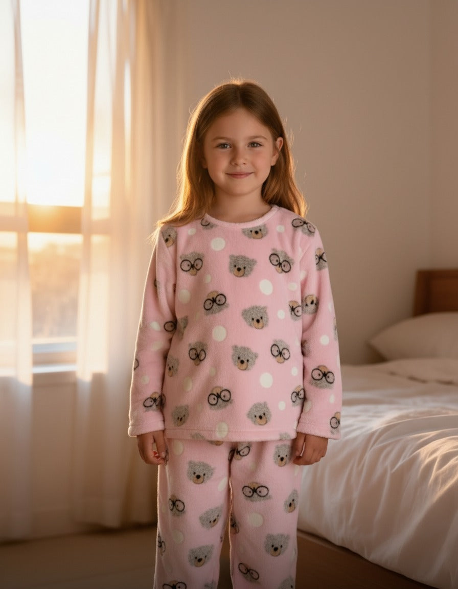 Pijama Longo Infantil Felpudo