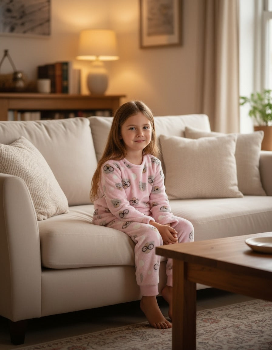 Pijama Longo Infantil Felpudo