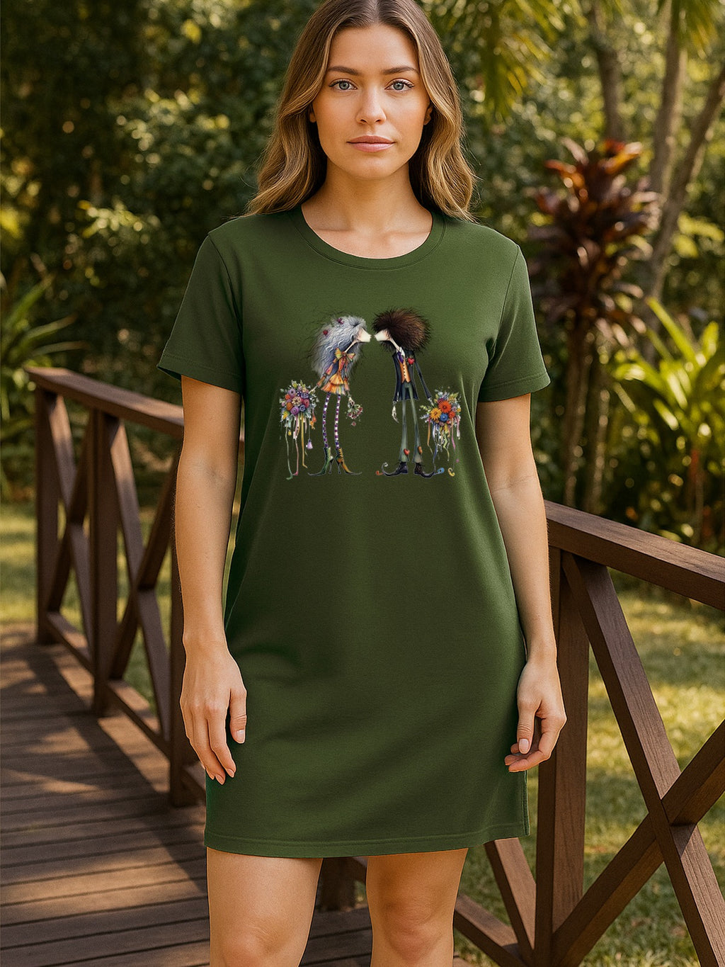 Camisola de Manga Dama & Cavaleiro Encantados