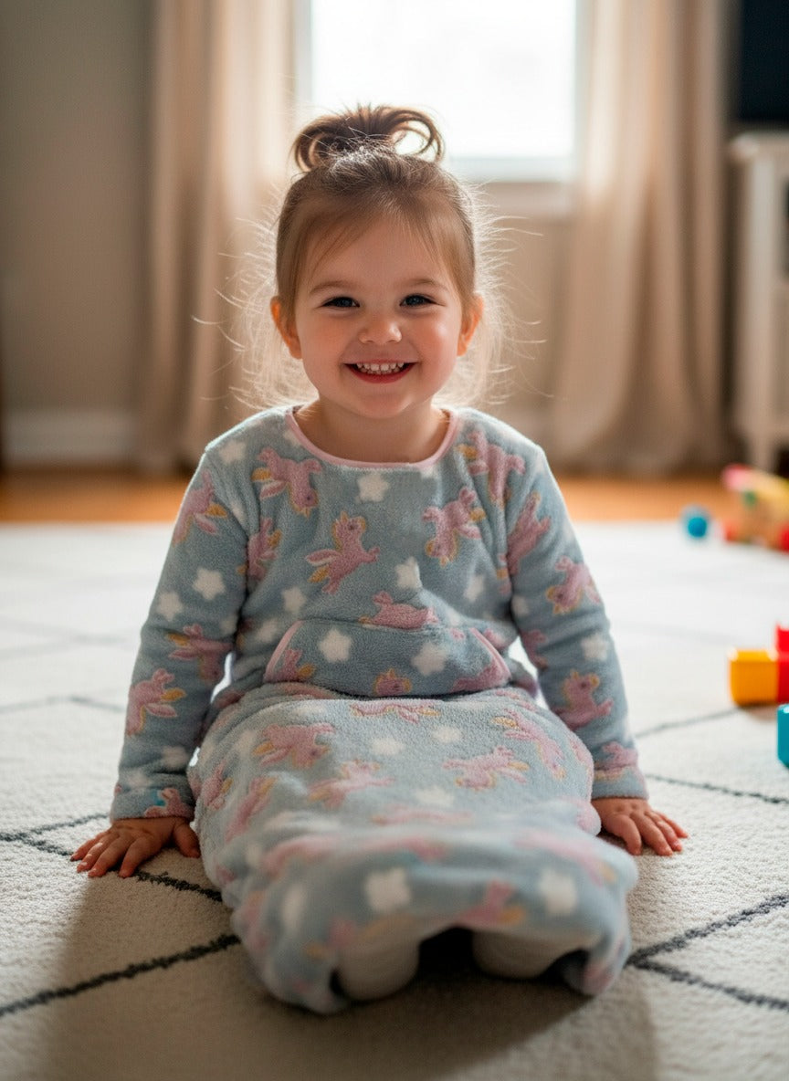 Camisola Longa Infantil Felpuda