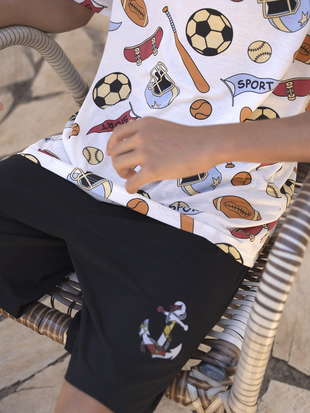Pijama Masculino Shorts Esportes